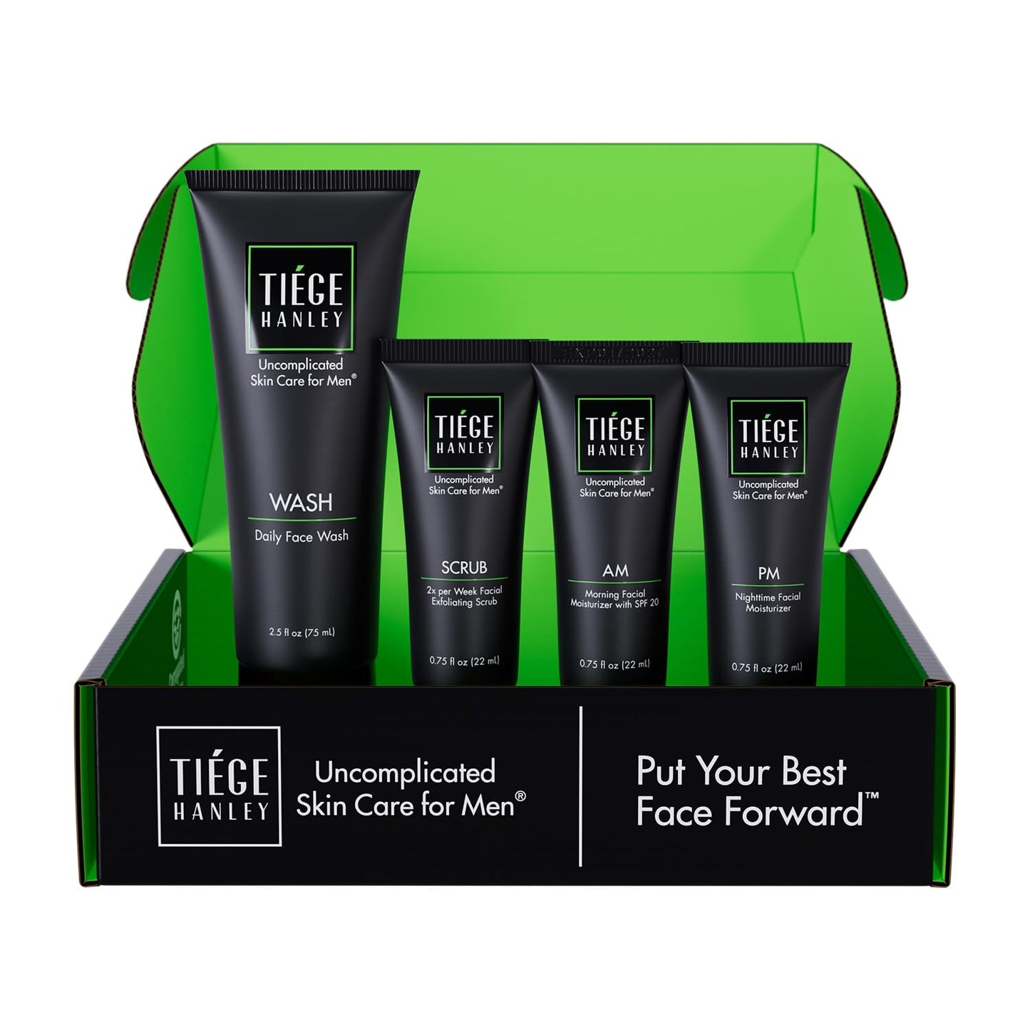 Men’S Skin Care Set, Essential Routine (System Level 1) – Face Wash, Scrub & Moisturizer for Healthier, Hydrated Skin | Daily Men’S Skin Care Kit for Sensitive Skin & Dryness Protection