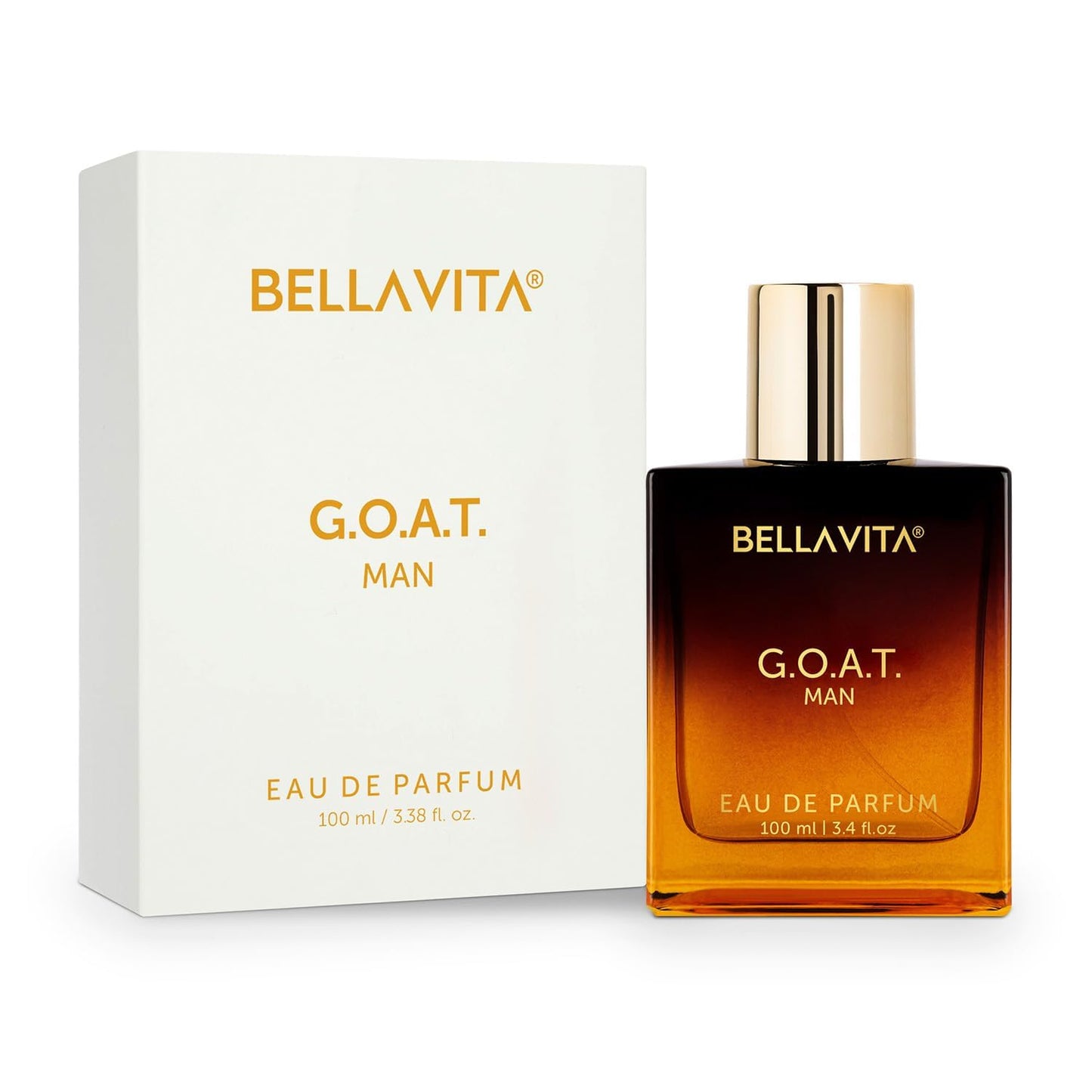 Luxury G.O.A.T. Men'S Eau De Parfum (3.4 Fl.Oz) | Natural Refreshing Notes of Bergamot, Lavender & Patchouli Oriental | Fresh Perfume for Men of All Time | Long-Lasting Perfume for Mens EDP