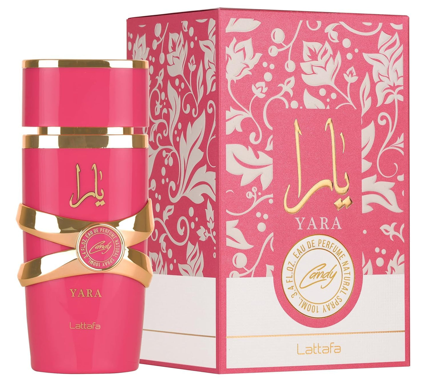 Yara - Vanilla, Gourmand, Fruity, Floral - Eau De Parfum Long-Lasting Fragrance for Women, 3.40 Ounce / 100 Ml