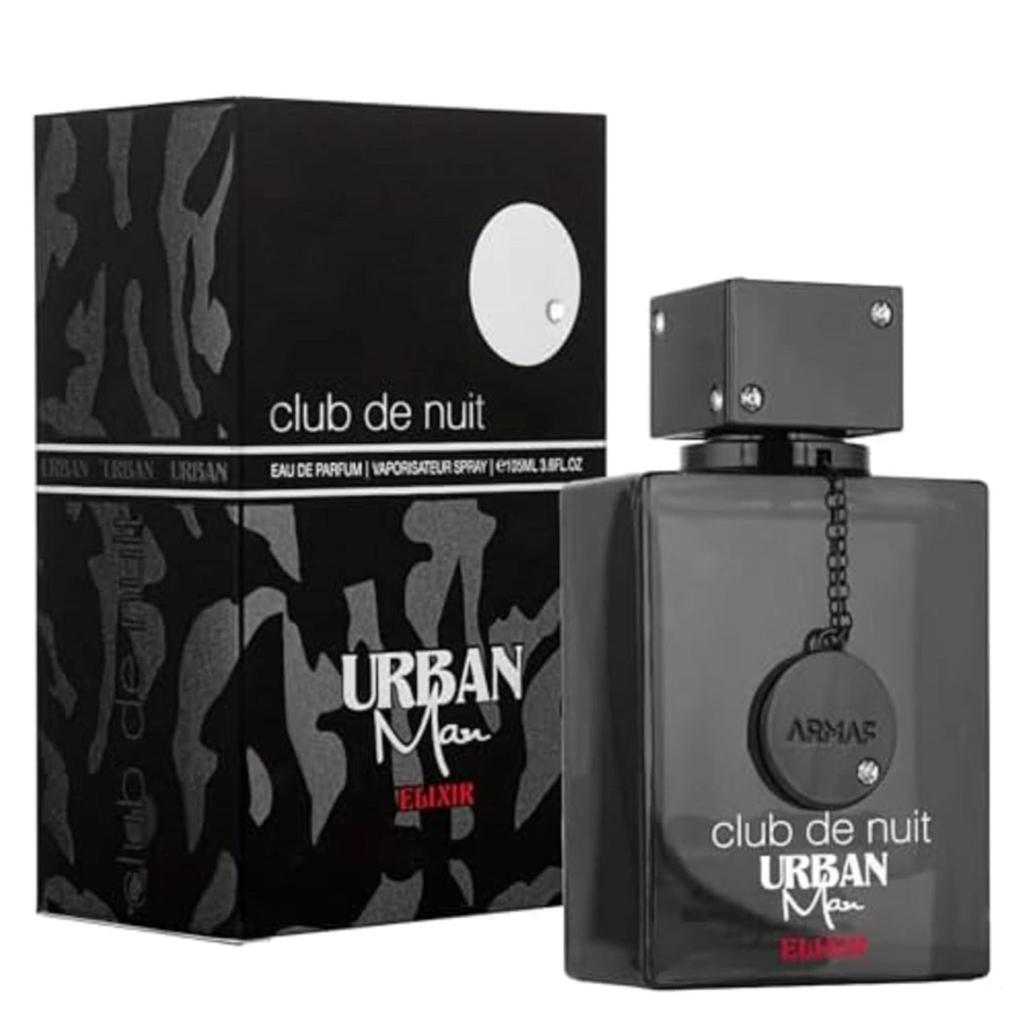 Club De Nuit Urban Man Elixir for Men Eau De Parfum Spray, 3.6 Ounce