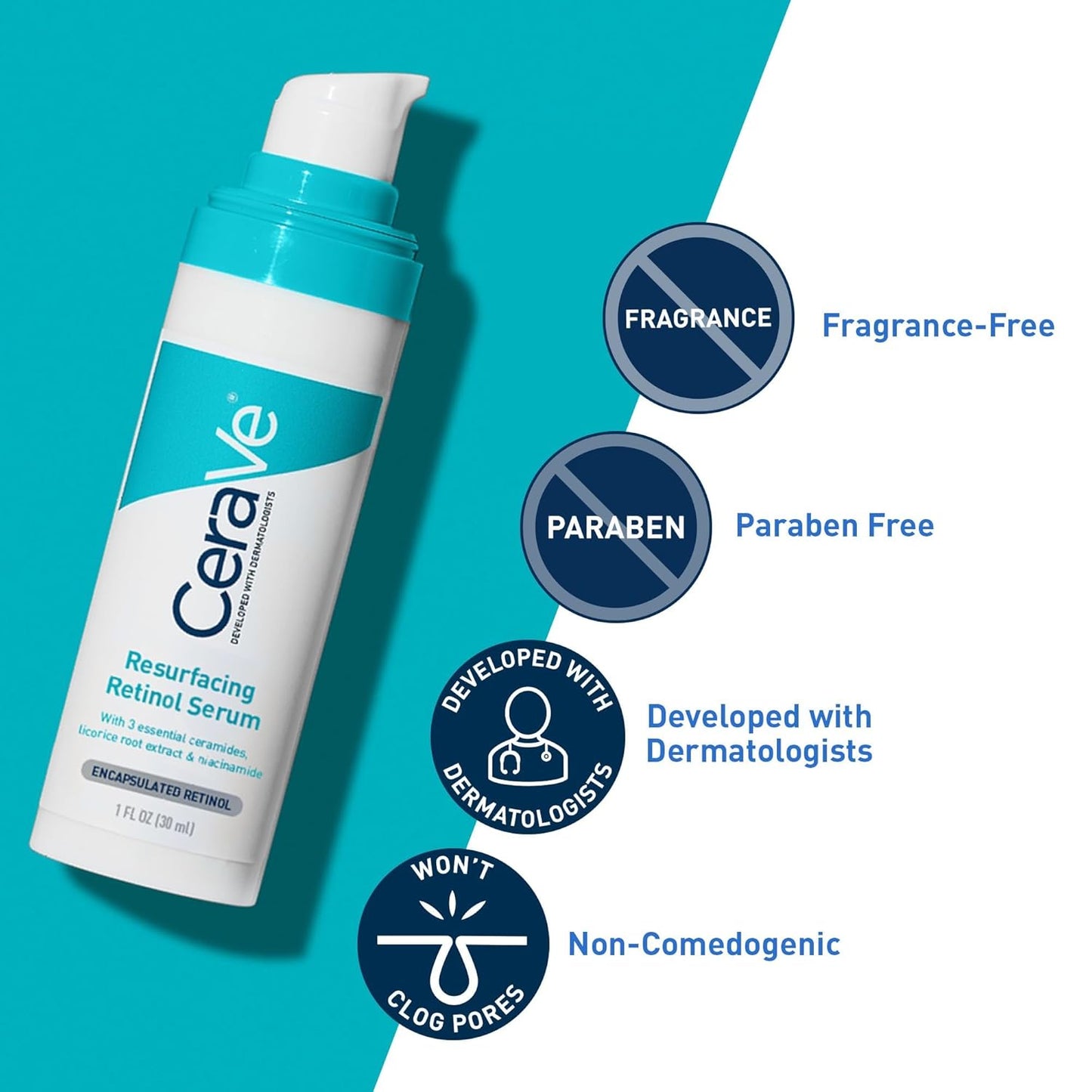 Resurfacing Retinol Serum for Post Acne Marks