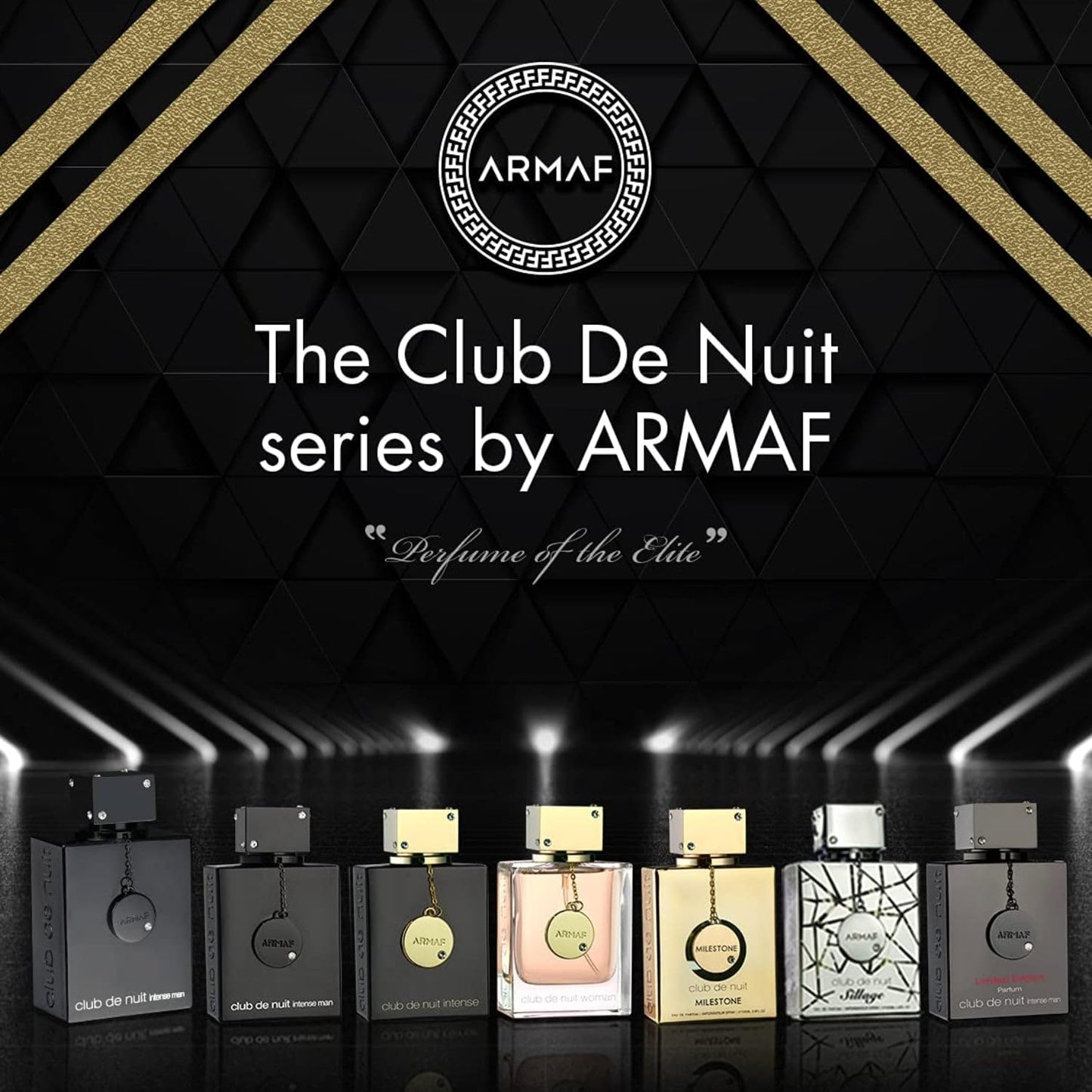 Club De Nuit Intense Man EDT Men New in Box, Black , 3.6 Fl Oz