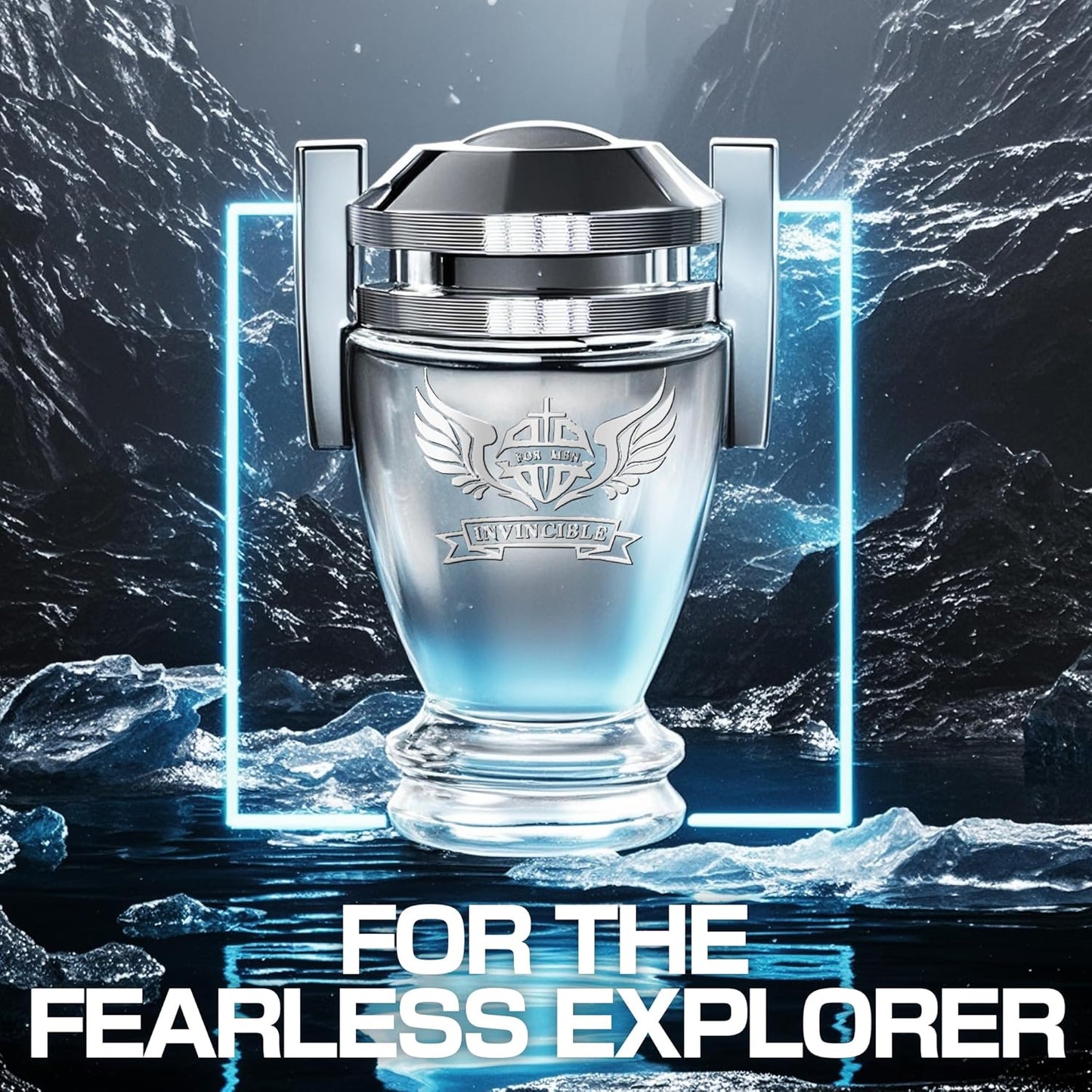 Men Cologne 4-Piece Combo Set (6PM Royal/Invincible/Billion/Vintage Heroes) Each 100ML