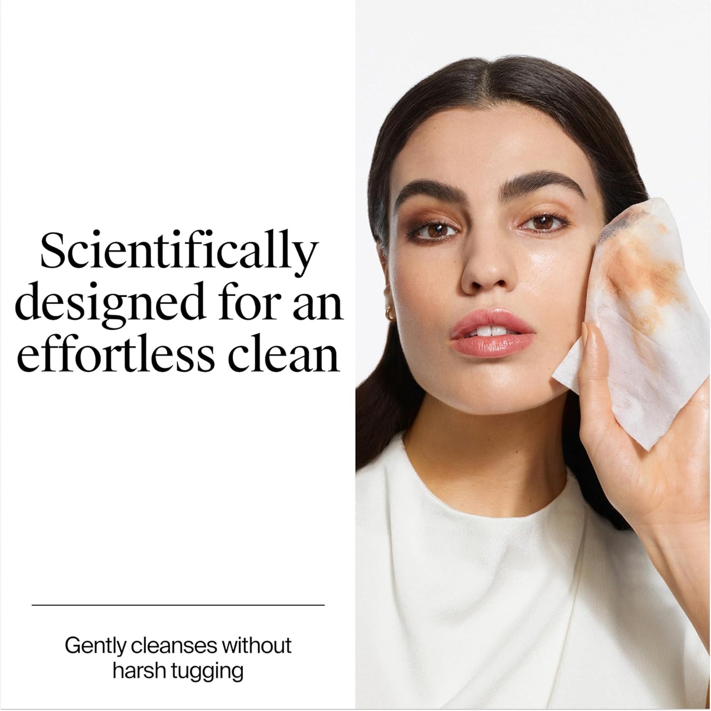 Makeup Remover Wipes Micellar Alcohol-Free Face Towelettes Remove Waterproof Mascara & Oil, Compostable 100% Plant-Based Cloth, Dermatologist & Ophthalmologist Tested, Twin Pack 2 X 25 Ct
