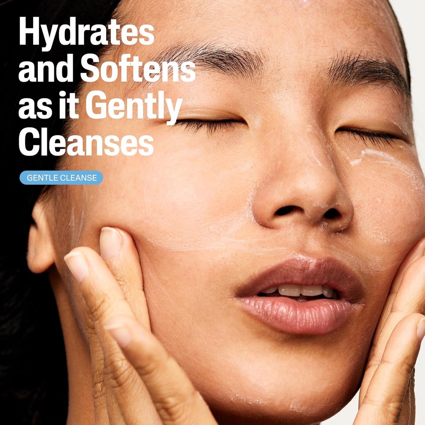 Face Wash, Hydrating Gentle Skin Cleanser for Dry to Normal Sensitive Skin, 20 Oz, Fragrance Free, Soap Free and Non-Foaming