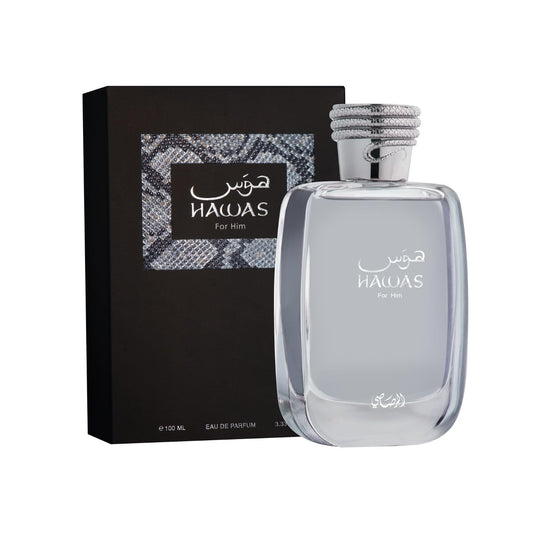 Hawas for Men Eau De Parfum Spray 100ML (3.4 Oz)