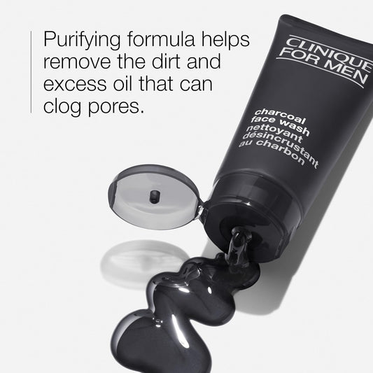 for Men Charcoal Face Wash | Detoxifying + Refining, 6.7 Fl Oz